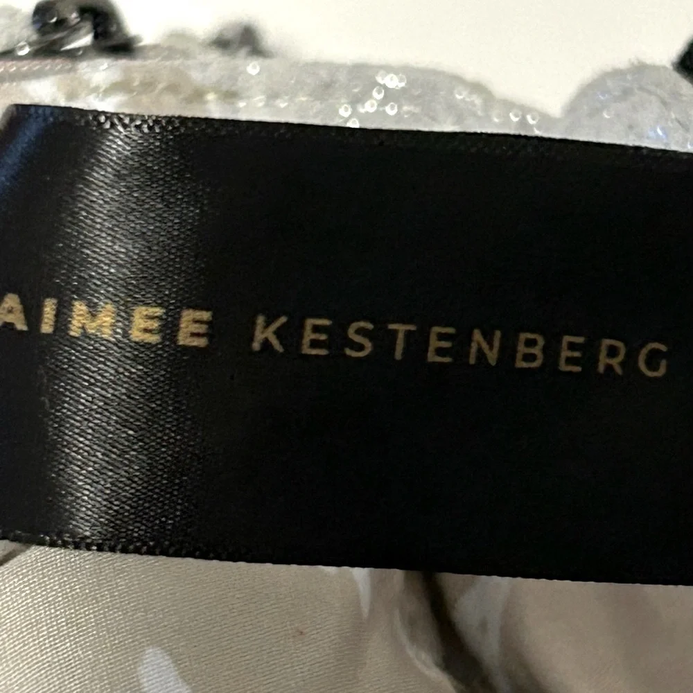 Aimee Kestenberg Leather Silver crossbody shoulder bag  New - Picture 9 of 12